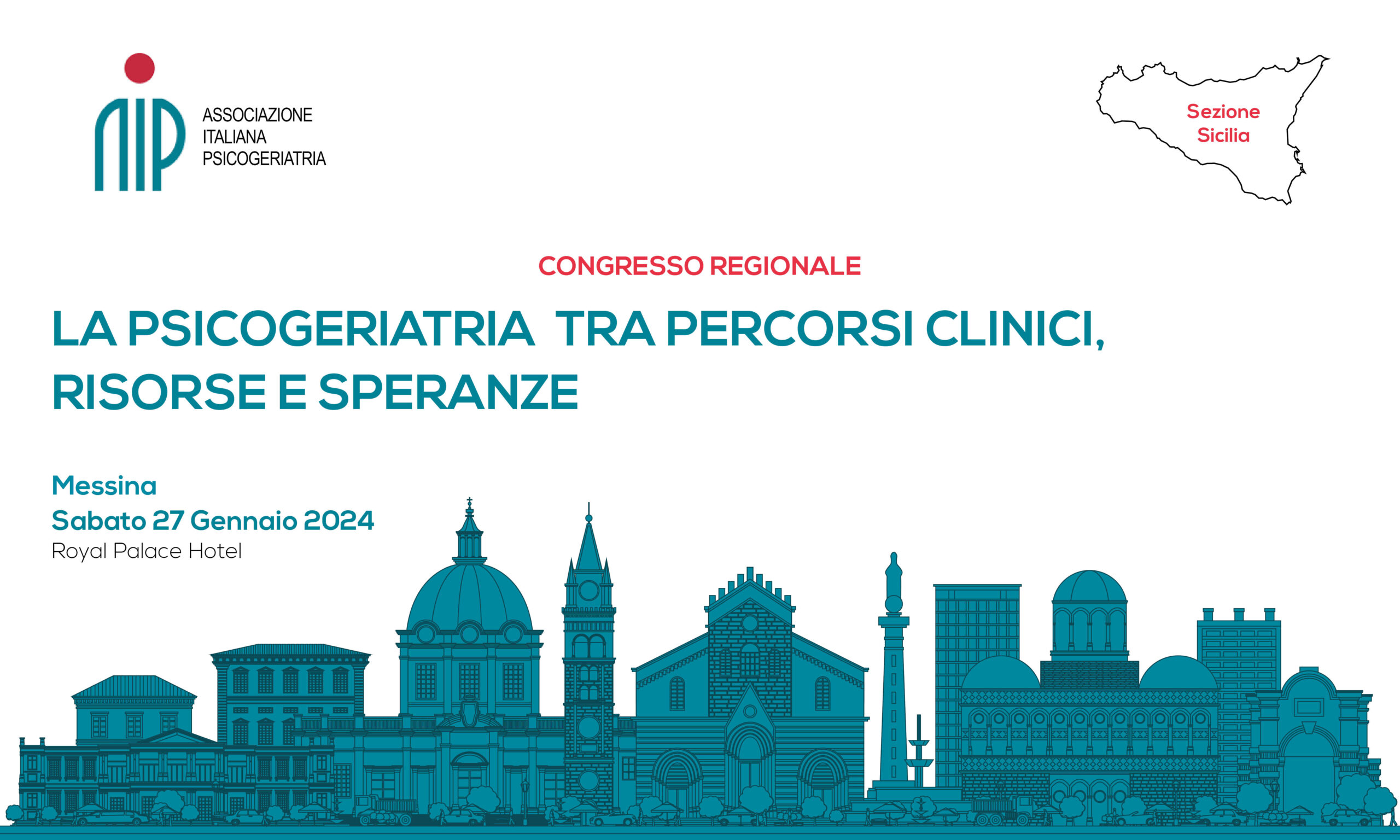 Congresso AIP Sicilia 2024 – La Psicogeriatria tra percorsi clinici, risorse e speranze